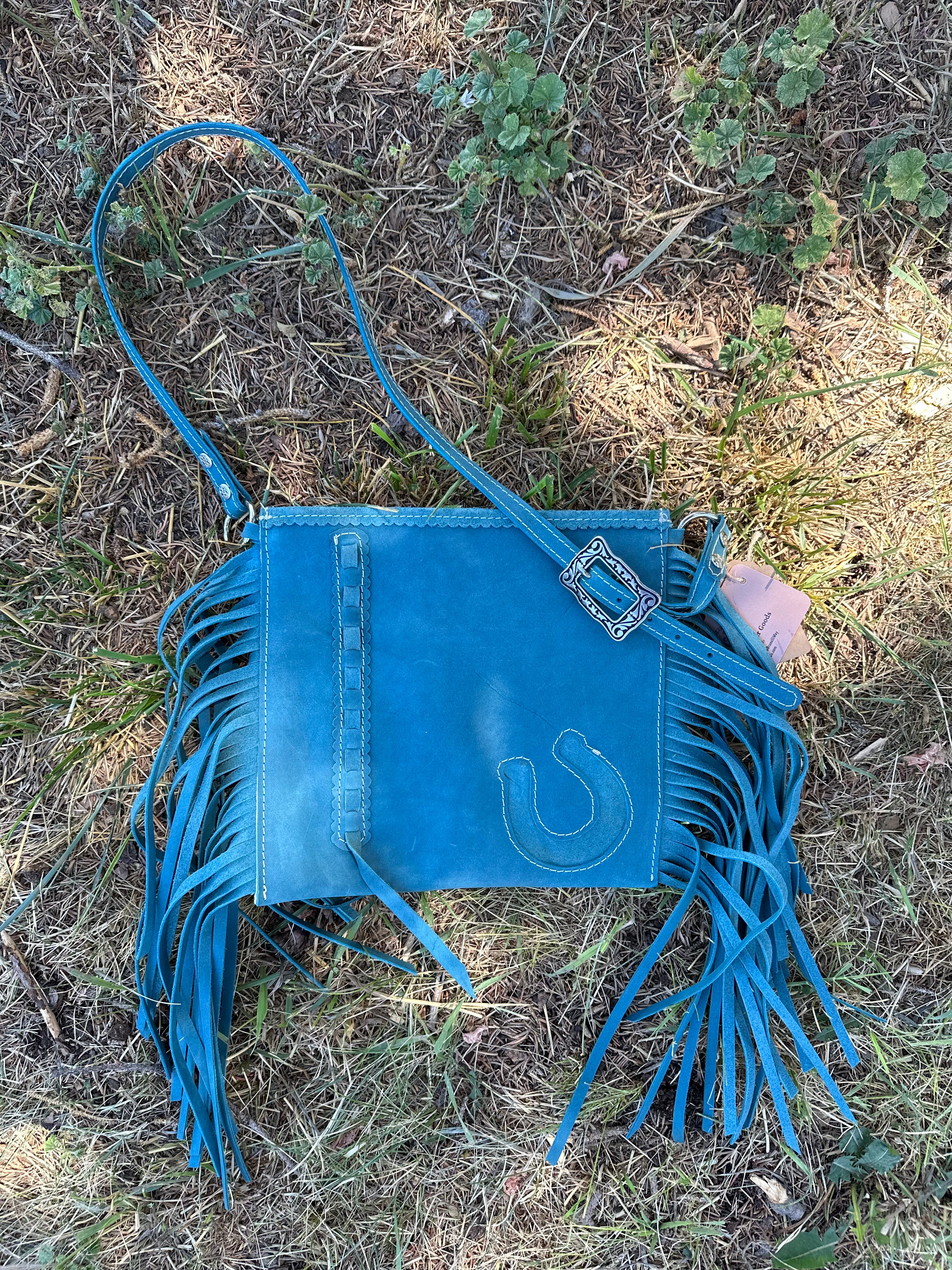 Turquoise Horseshoe Purse