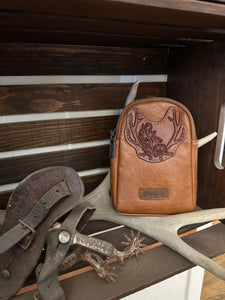 Brown Leather Slingbag