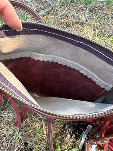 Red Horseshoe Purse